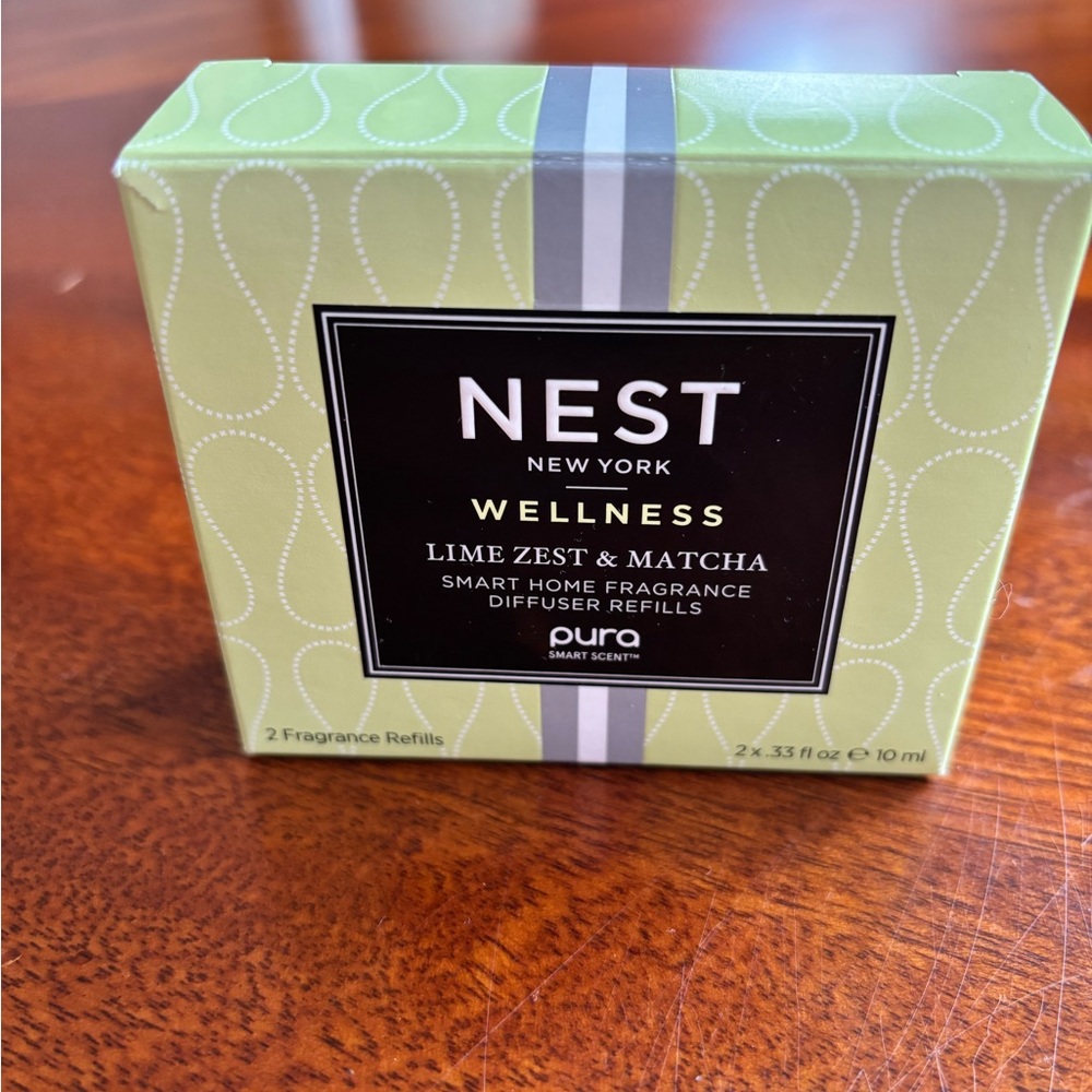 NEST Fragrances Lime Zest & Matcha Wellness Diffuser Refills - Light Green